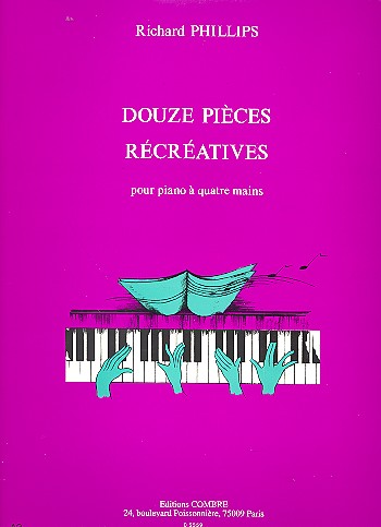 12 pieces recreatives pour piano a  4 mains  