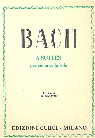6 suites  per violoncello solo  