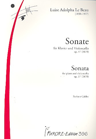 Sonate op.17  für Klavier und Violoncello  