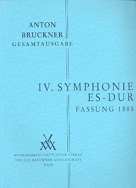 Sinfonie Es-Dur Nr.4 (Fassung von 1888)  für Orchester  Studienpartitur