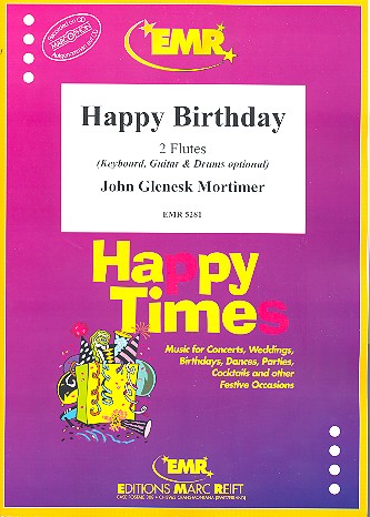 Happy Birthday for 2 flutes and piano&nbsp;&nbsp;score and parts&nbsp;&nbsp;