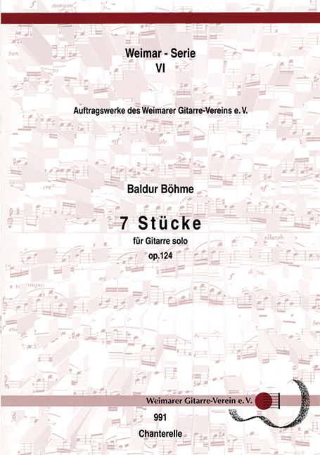 7 Stücke op.124  für Gitarre  