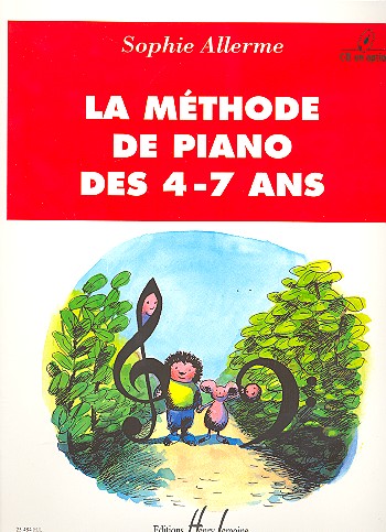 Methode de piano des 4-7 ans&nbsp;&nbsp;&nbsp;&nbsp;
