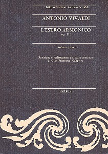 L'estro armonico op.3 vol.1&nbsp;&nbsp;study score&nbsp;&nbsp;Malipiero, G.Fr., rev.