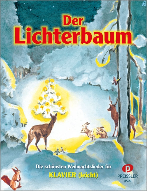 Der Lichterbaum die schönsten Weihnachtslieder  für Klavier (leicht)  