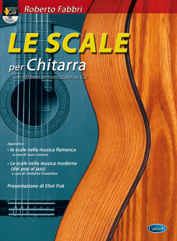 Le scale con 80 basi armonizzate su CD&nbsp;&nbsp;per chitarra&nbsp;&nbsp;