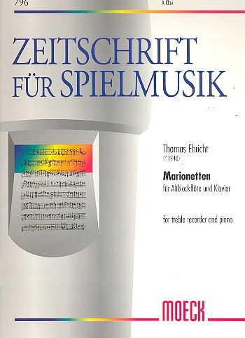 Marionetten  für Altblockflöte und Klavier  