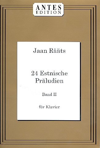 24 estnische Präludien Band 2  für Klavier  