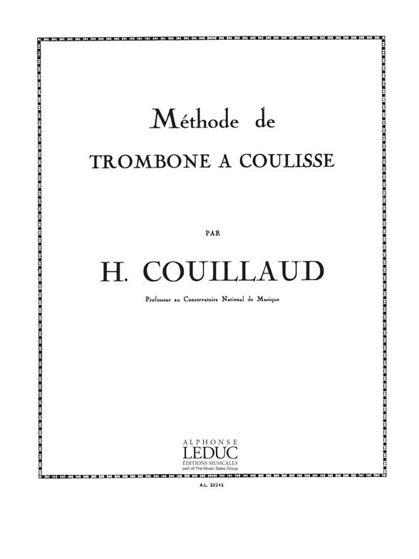 Methode de trombone a coulisse&nbsp;&nbsp;&nbsp;&nbsp;