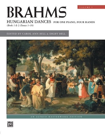 Hungarian dances vol.1 (nos.1-10)&nbsp;&nbsp;for piano 4 hands&nbsp;&nbsp;