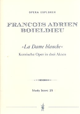La dame blanche     Studienpartitur (dt/fr)
