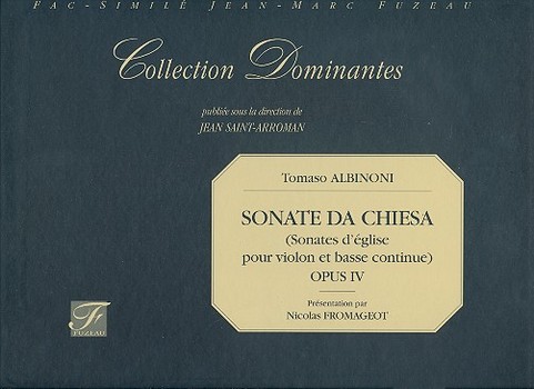 Sonate da chiesa op.4 pour  violon et bc (faksimile)  