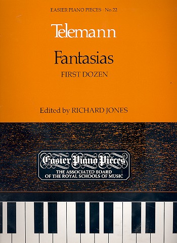 Fantasias 1-12 for piano (cembalo, keyboard)&nbsp;&nbsp;Jones, Richard, Ed&nbsp;&nbsp;