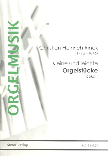 Kleine und leichte Orgelstücke op.1    