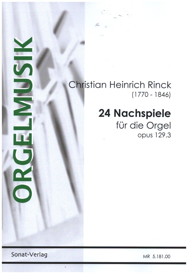 24 Nachspiele für die Orgel op.129    