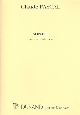 Sonate pour cor et piano    