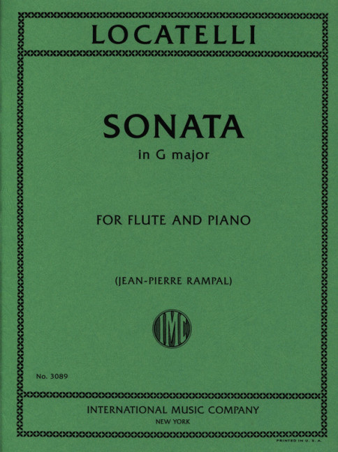 Sonate G-Dur&nbsp;&nbsp;für Flöte und KLavier&nbsp;&nbsp;