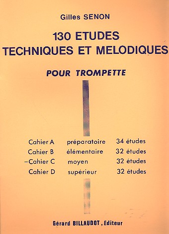 130 études techniques et&nbsp;&nbsp;mélodiques vol.C 32 études&nbsp;&nbsp;moyen pour trompette