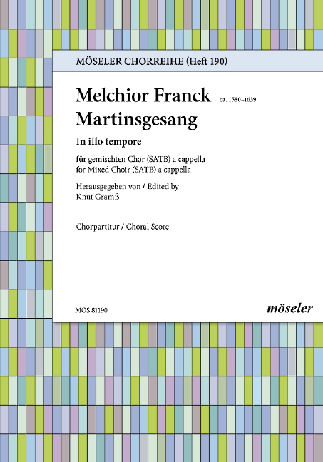 Martinsgesang&nbsp;&nbsp;für gem Chor a cappella&nbsp;&nbsp;Singpartitur