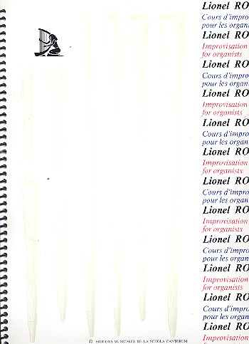 Cours d'improvisation pour les organistes  harmonie pratique  