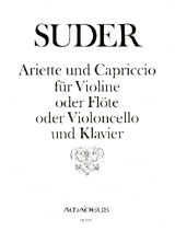 Ariette und Capriccio für Violine (Fl/Vc)  und Klavier  