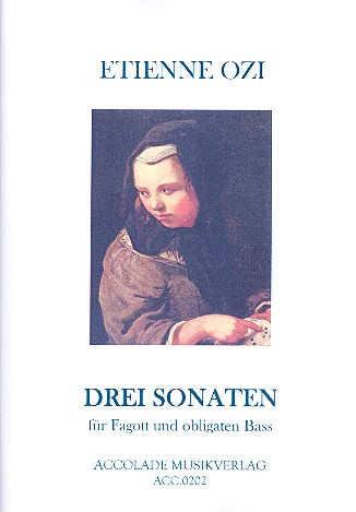 3 Sonaten  für Fagott und obligaten Bass (Klavier)  