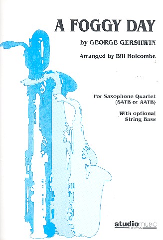 A foggy Day  for 4 saxophones (SATB/AATB)  score and parts