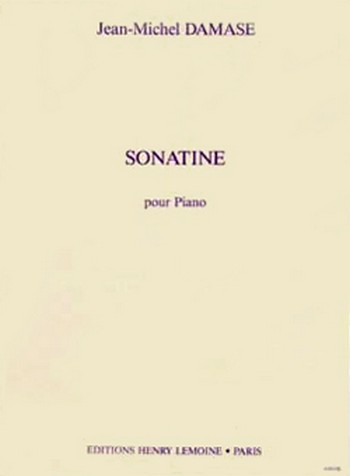 Sonatine &nbsp;&nbsp;pour piano&nbsp;&nbsp;