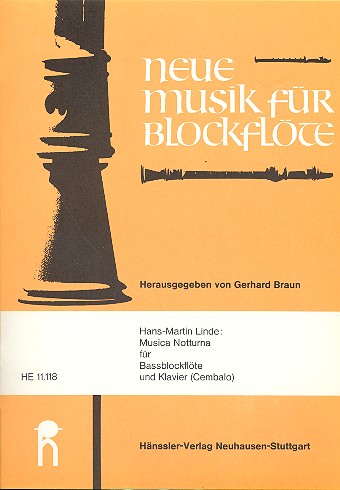 Musica Notturna für Bassblockflöte