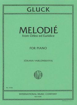 Melodie from Orfeo ed Euridice&nbsp;&nbsp;for piano&nbsp;&nbsp;Yablonskaya, Oxana, ed