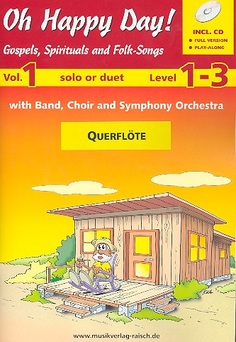 Oh happy Day vol.1 (+2 CD's)  für 1-2 Flöten  