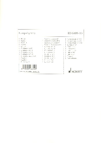 Europahymne&nbsp;&nbsp;für Blasorchester&nbsp;&nbsp;Stimmensatz