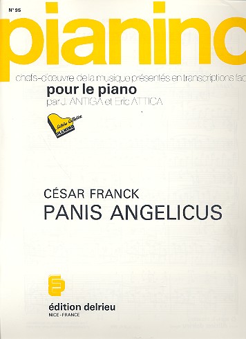 Panis Angelicus pour piano  (facile)  Antiga, J., ed