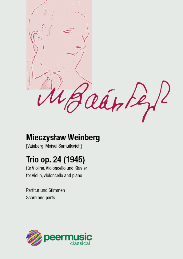 Trio op.24&nbsp;&nbsp;für Violine, Violoncello und Klavier&nbsp;&nbsp;Partitur und Stimmen