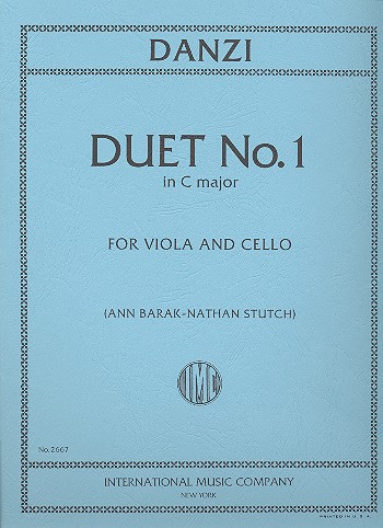 Duett C-Dur Nr.1  für Viola und Violoncello  Stutch, Ann Barak-Nathan, Ed