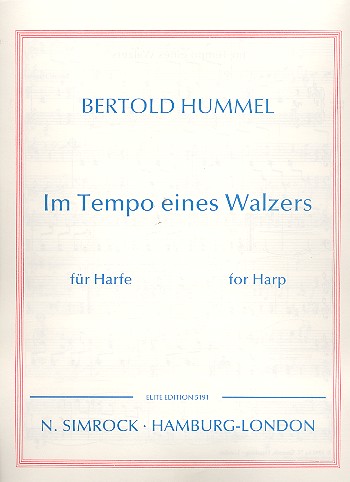 Im Tempo eines Walzers&nbsp;&nbsp;für Harfe&nbsp;&nbsp;