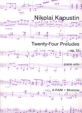 24 preludes op.53  for piano  