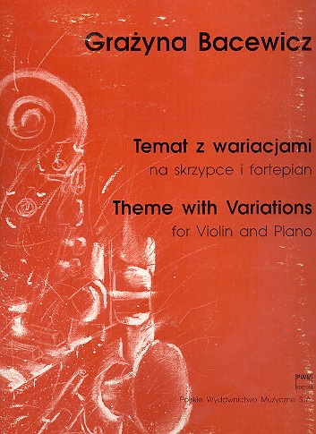 Thema mit Variationen für Violine&nbsp;&nbsp;und Klavier&nbsp;&nbsp;