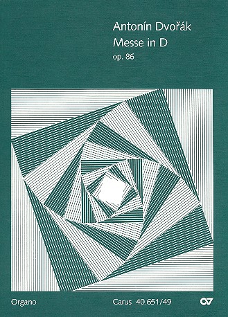 Messe D-Dur op.86   für Soli, Chor und obligate Orgel  Orgelstimme