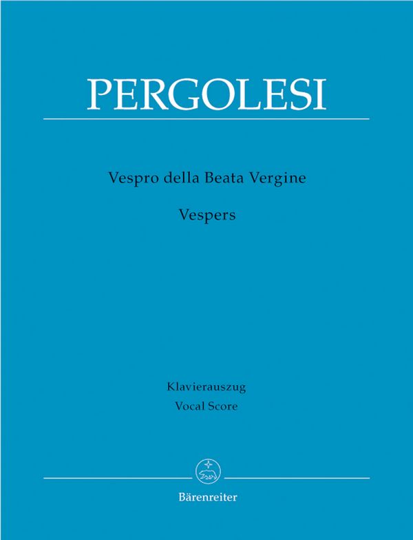 Vespro della Beata Vergine&nbsp;&nbsp;für Soli, gem Chor und Orchester&nbsp;&nbsp;Klavierauszug (it)