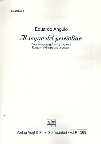 Il sogno del pesciolino Konzert  für Gitarre und Zupforchester  Mandoline 1