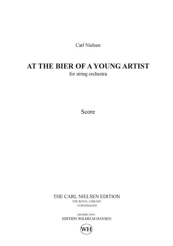At the Bier of a young Artist  for string orchestra  score