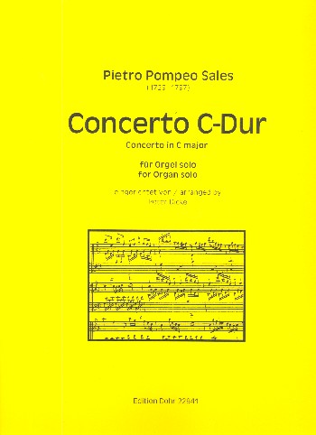 Concerto C-Dur  für Orgel  