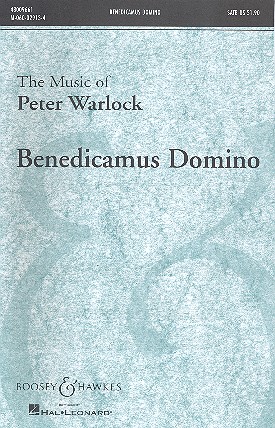Benedicamus Domino  for mixed chorus  score