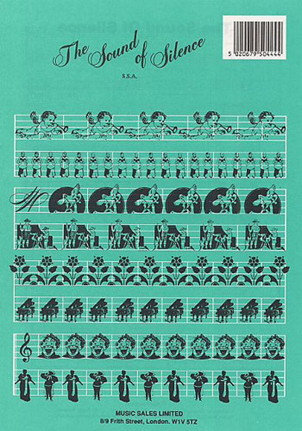 The Sound of Silence for  female chorus (SSA) and piano  score