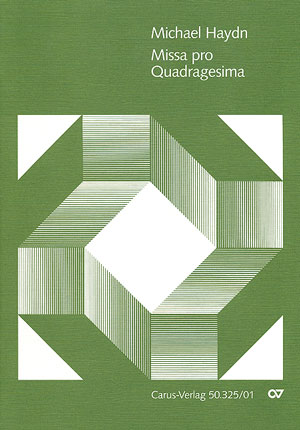 Missa pro Quadrigesima MH551  für gem Chor, Orgel und Bc  Partitur