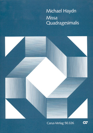 Missa Quadrigesimalis MH552  für gem Chor, Orgel und Bc  Partitur