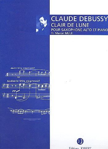 Claire de lune pour saxophone  alto et piano  Mule, M., arr.