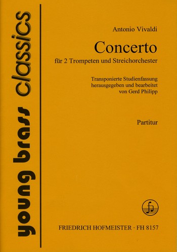 Concerto für 2 Trompeten und&nbsp;&nbsp;Streichorchester&nbsp;&nbsp;Partitur