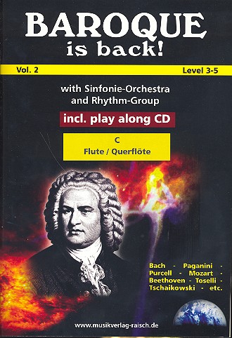 Baroque is back vol.2 (+CD)  für 1-2 Flöten  